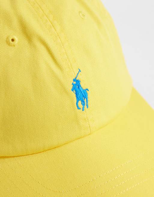 Polo Ralph Lauren - Cappello con visiera giallo con logo, 3 di 3