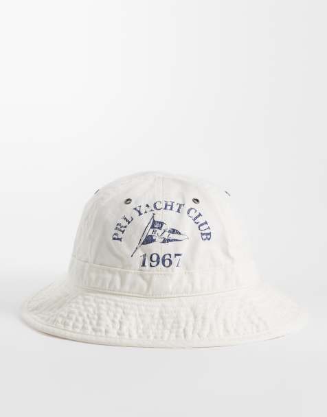 Polo Ralph Lauren - Cappello da pescatore bianco con logo Yacht - view 1