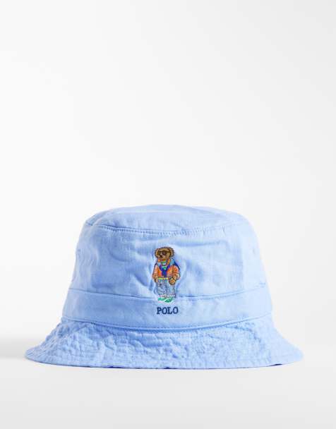 Polo Ralph Lauren - Cappello da pescatore blu Austin con ricamo di orso - view 1