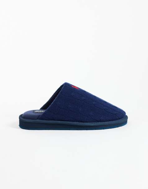 Polo Ralph Lauren Carey slippers in marineblauw - view 1