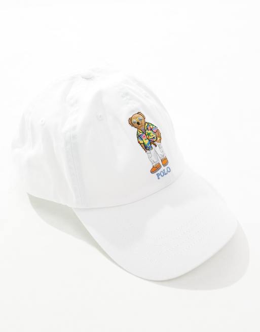 Polo Ralph Lauren - Casque de baseball chino avec logo ours - Blanc, 4 de 4