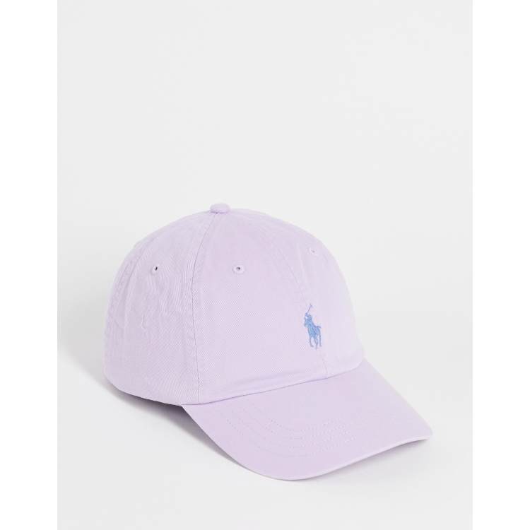 Polo Ralph Lauren Casquette logo joueur de polo Violet clair