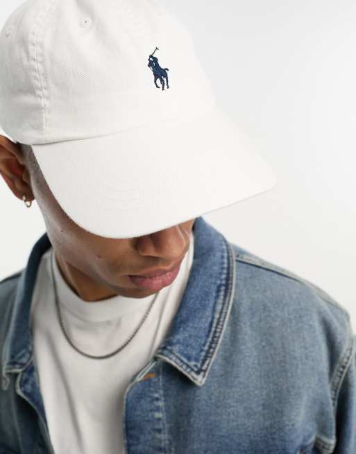 Casquette à logo Ralph Lauren blanche