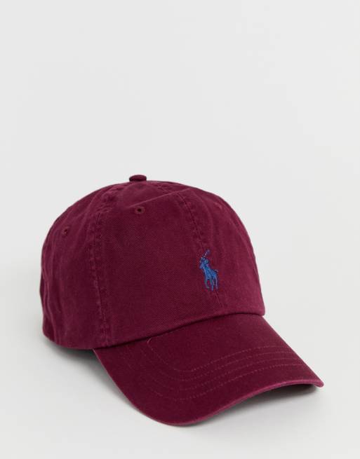 Polo Ralph Lauren Casquette de baseball logo embl matique Bordeaux