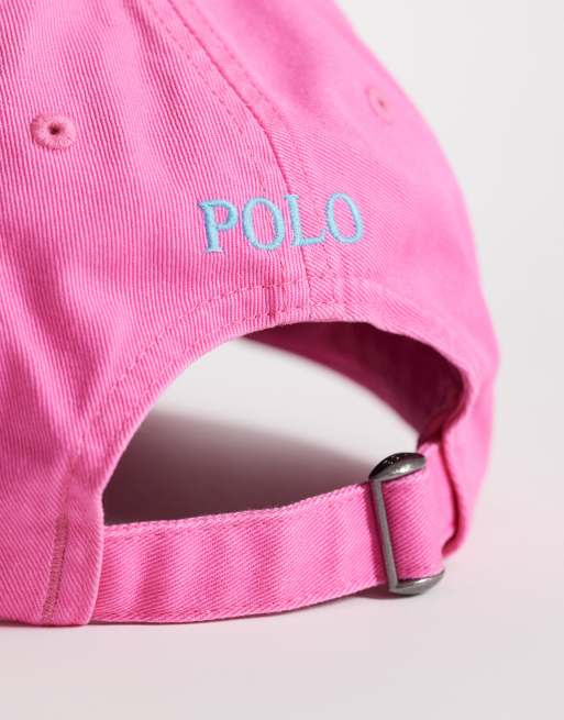 Polo Ralph Lauren - Casquette de baseball à logo emblématique - Rose, 3 de 3
