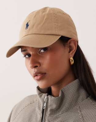 Polo Ralph Lauren - Casquette de baseball avec logo emblématique - Marron clair-Brown