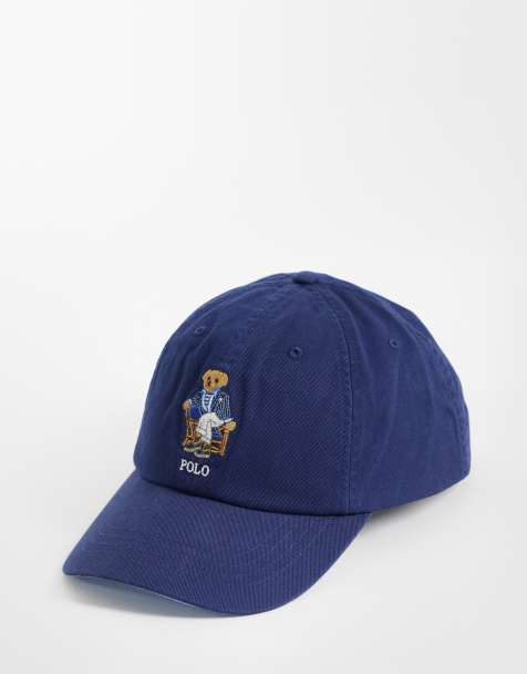 Polo Ralph Lauren - Casquette de baseball en coton usé - Bleu marine Newport - view 1