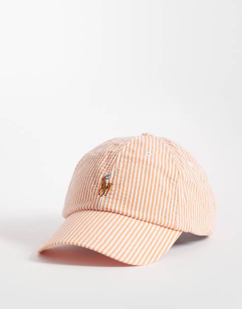 Polo Ralph Lauren - Casquette de baseball en crépon à logo emblématique - Pêche - view 1