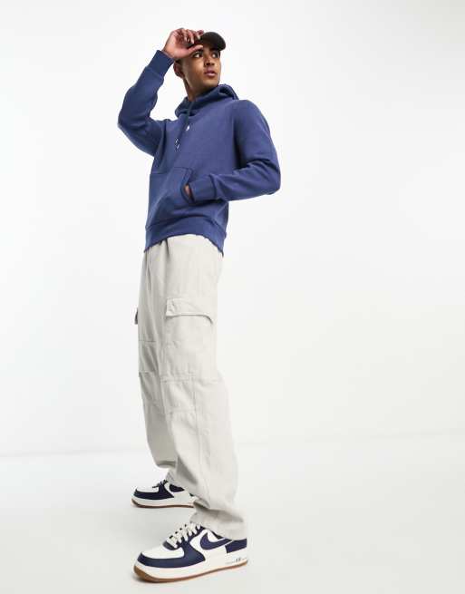 Polo Ralph Lauren central | logo hoodie knit blue ASOS in heather double icon