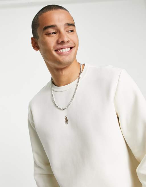 Polo double hotsell knit sweatshirt