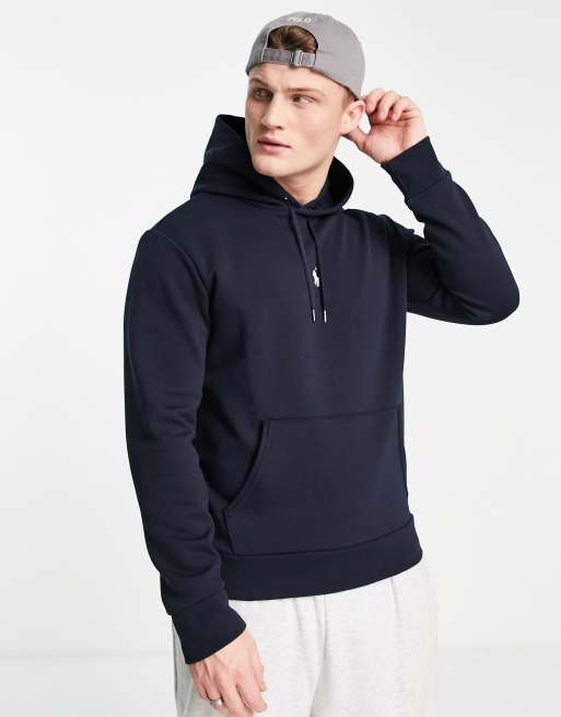 Polo Ralph Lauren icon logo fleece hoodie in navy