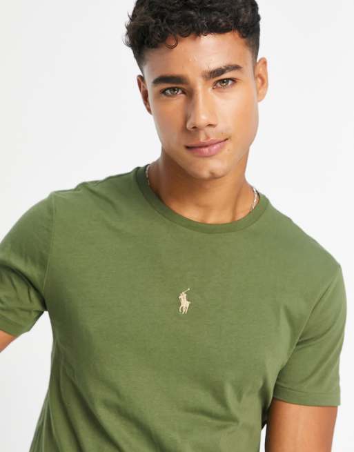 Polo ralph lauren olive green store t shirt