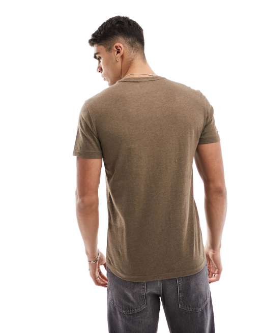 Brown ralph lauren t hot sale shirt