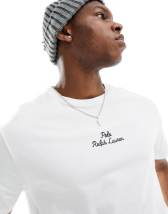 Polo Ralph Lauren Icon Logo Pima Cotton T-Shirt In Black Marl, 710740727032