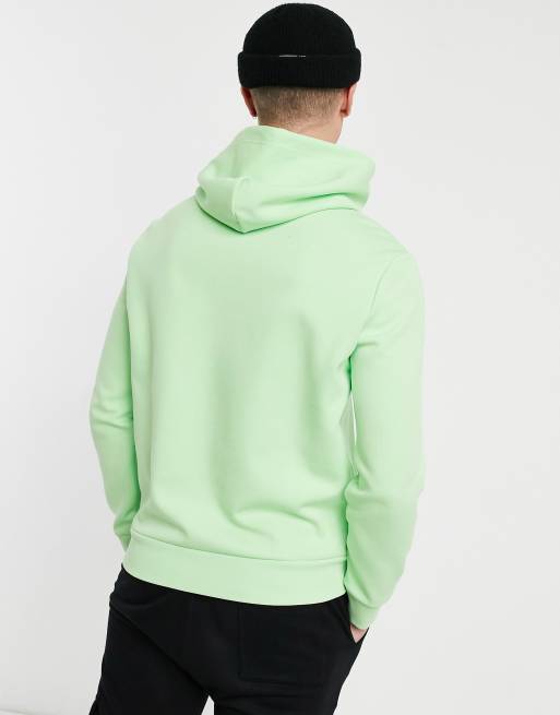 Lime green shop polo hoodie