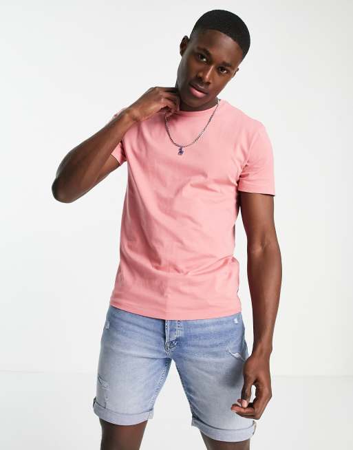 Polo Ralph Lauren logo t-shirt in desert rose