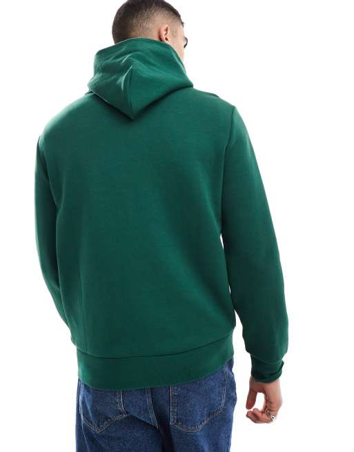 Dark green polo hoodie outlet