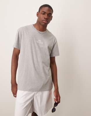 Polo Ralph Lauren Polo Ralph Lauren central script logo t-shirt classic oversized fit in grey marl