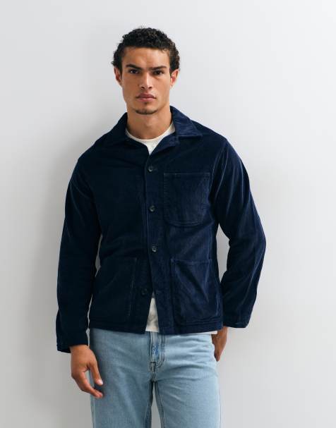 Polo Ralph Lauren chaqueta estilo camisa de pana icon logo sport en azul marino - view 1