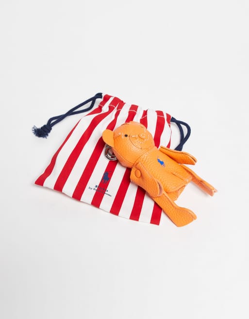 Polo Ralph Lauren - Charm per borse arancione a forma di orsetto, 2 di 3