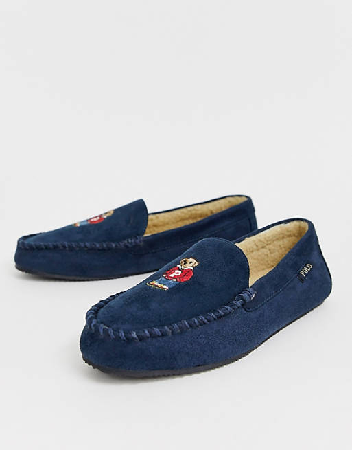 Homme Chaussures Chaussures à enfiler Slippers Slippers Polo Ralph Lauren pour homme en coloris Bleu 