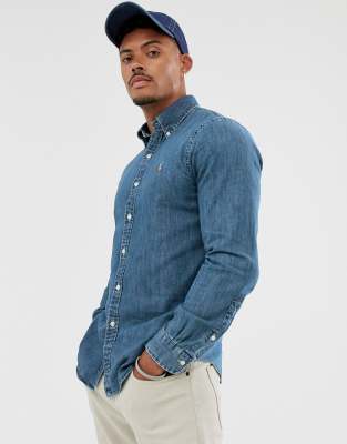 chemise denim ralph lauren