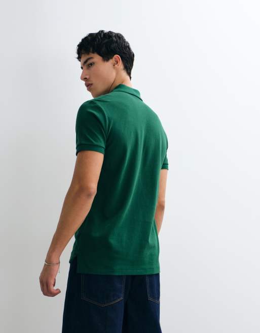 Polo Ralph Lauren - Chemise ajustée en maille à manches courtes - Vert, 3 de 5