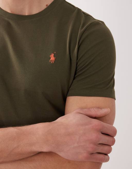 Polo Ralph Lauren - Chemise coupe sur-mesure à logo emblématique - Vert olive, 5 de 5