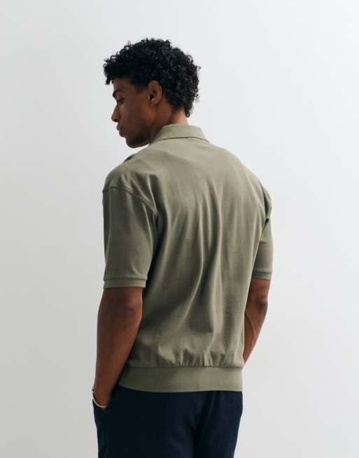 Polo Ralph Lauren - Chemise de sport en maille coupe décontractée - Olive, 5 de 5
