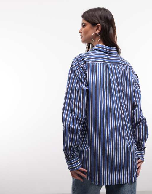 Polo Ralph Lauren - Chemise décontractée en coton à rayures - Bleu, 4 de 4