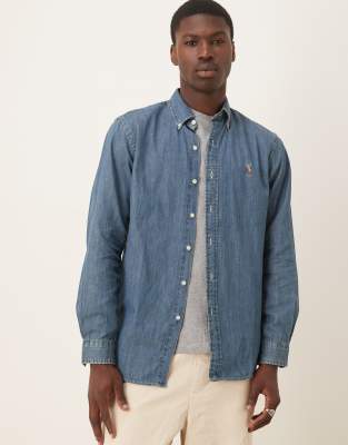 Polo Ralph Lauren - Chemise en denim - Bleu foncé-Bleu marine