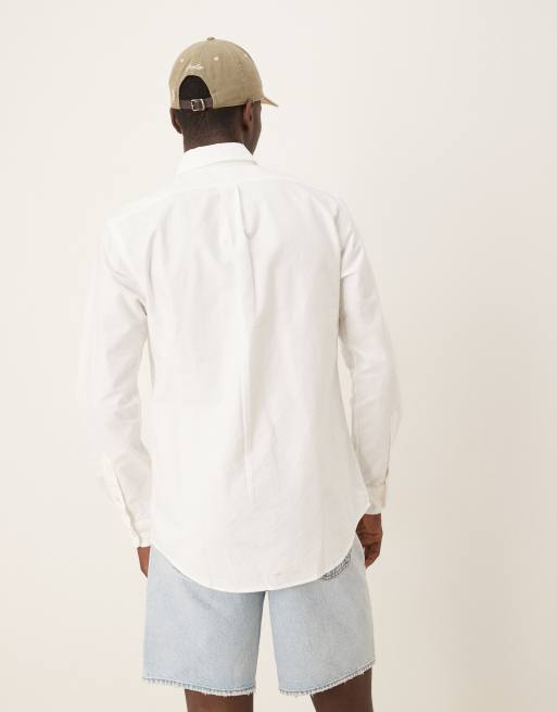 Polo Ralph Lauren - Chemise Oxford coupe cintrée - Blanc, 4 de 4