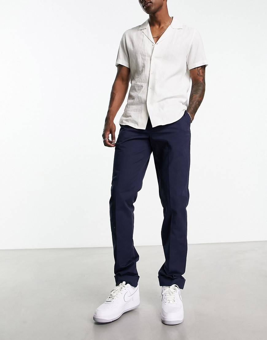 Polo Ralph Lauren Chster tailored cotton stretch trousers tailored in navy