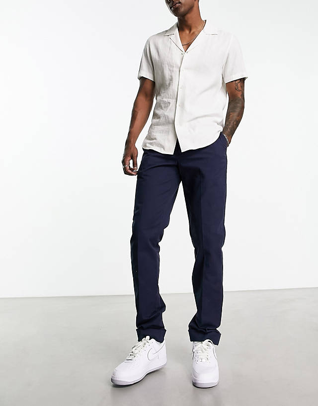 Polo Ralph Lauren - chster tailored cotton stretch trousers tailored in navy