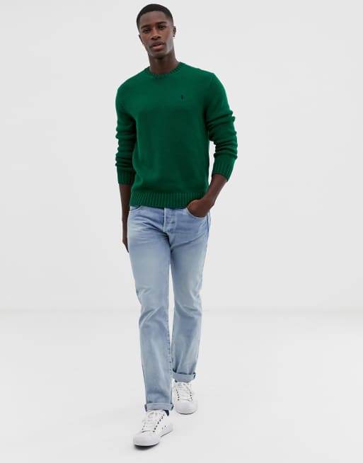 Mens green 2025 ralph lauren jumper