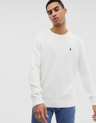 white ralph lauren sweater