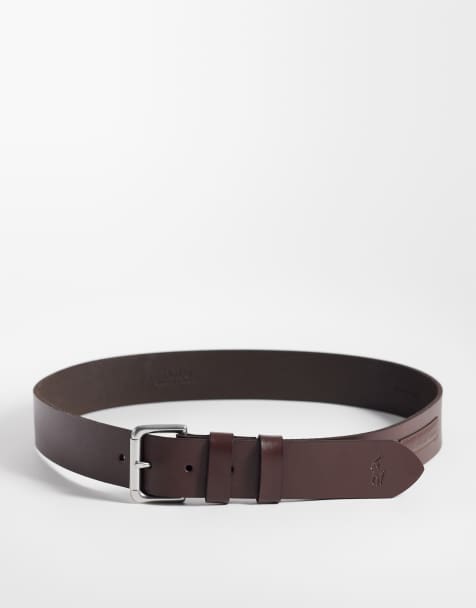 Polo Ralph Lauren - Cintura arrotolabile in pelle marrone - view 1