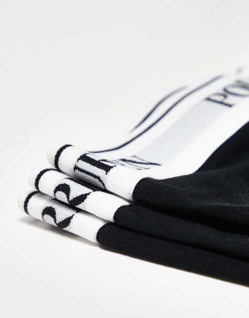 Polo Ralph Lauren classic 3 pack trunks in black and white, 2 of 3
