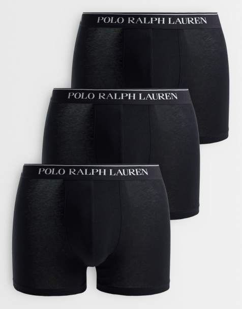 Polo Ralph Lauren classic 3 pack trunks in black - view 1