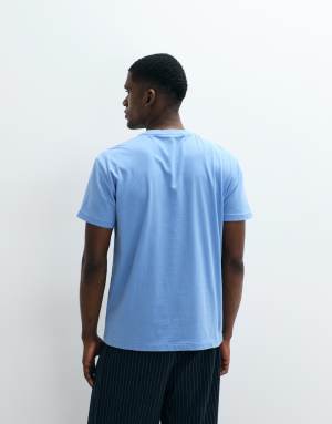 Polo Ralph Lauren classic fit script logo t-shirt in blue