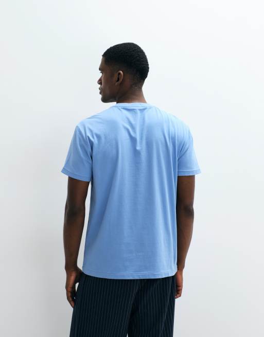 Polo Ralph Lauren classic fit script logo t-shirt in blue, 3 of 5
