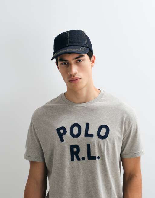 Polo Ralph Lauren classic fit script logo t-shirt in grey, 2 of 5