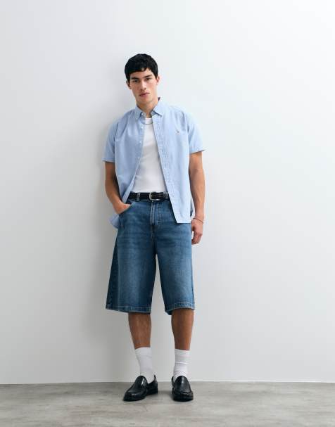 Polo Ralph Lauren classic oxford custom fit shirt in blue - view 1