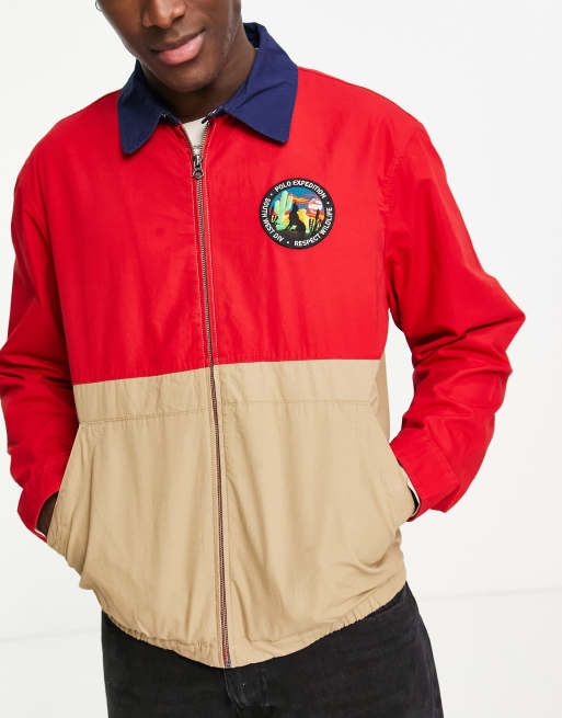 Polo bear hotsell denim windbreaker