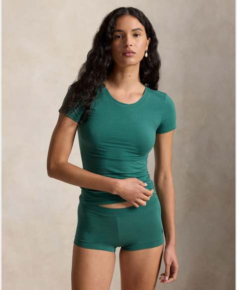 Polo Ralph Lauren Club cotton girl short in green - view 1