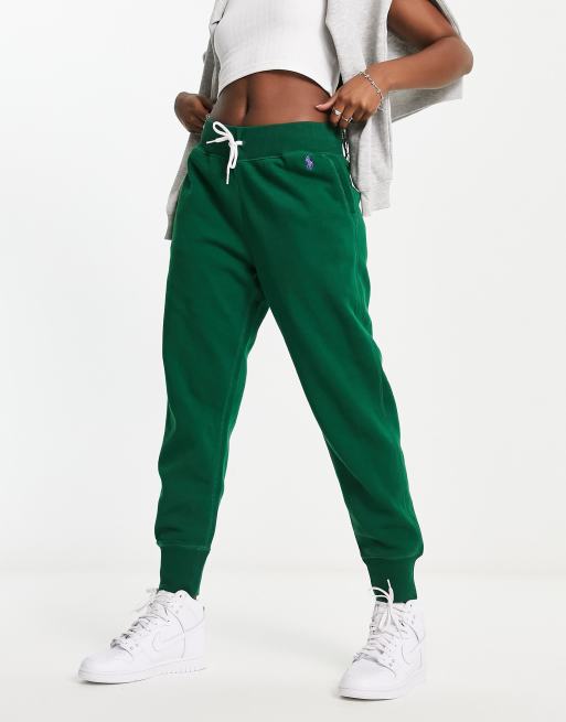 Polo Ralph Lauren cuffed sweatpants in green - ShopStyle Activewear Pants