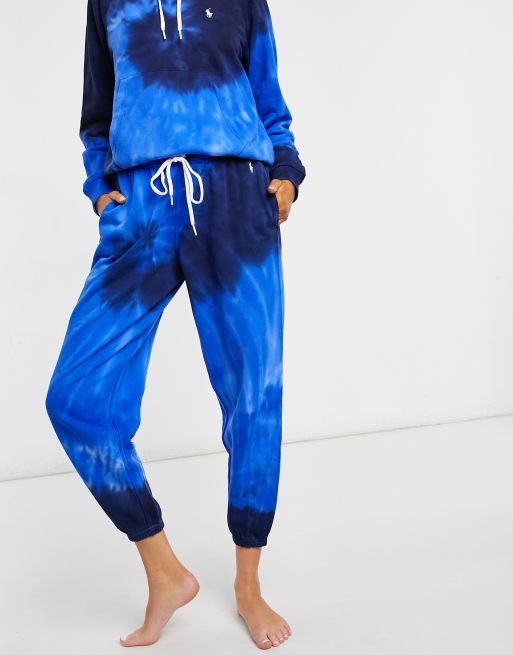 Polo Ralph Lauren co ord tie dye swirl jogger in blue