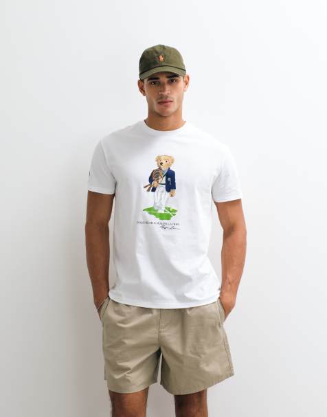 Polo Ralph Lauren - Colección cápsula Wimbledon - Camiseta blanca con estampado de Polo Bear clásico - view 1