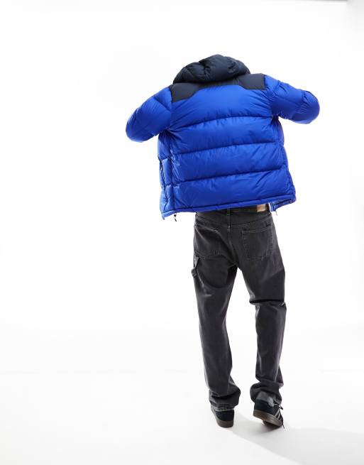 North face nuptse aztec on sale blue