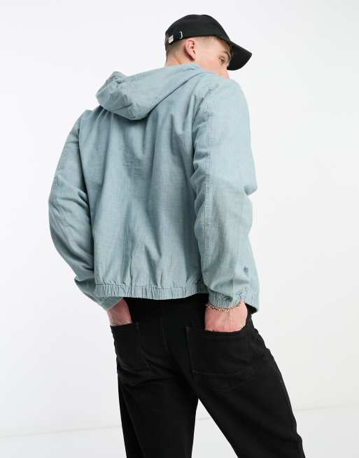 Light blue outlet windbreaker